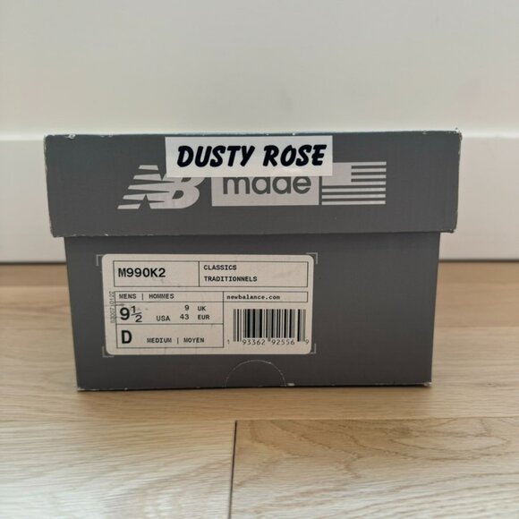 *SOLD* New Balance x KITH 990v2 'Dusty Rose' | M990K2 | Size 9.5 US - Picture 9 of 9